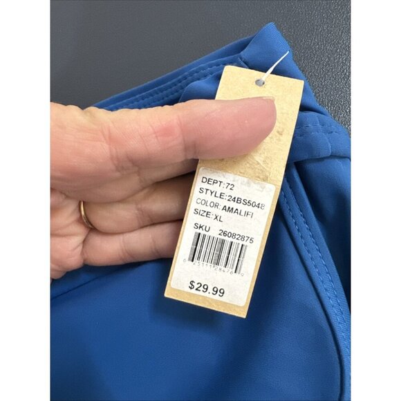 Urbanology Women's XL High Waist Swim Bottom Blue NWT - Picture 9 of 14